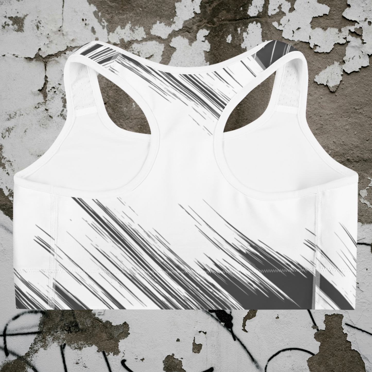 KnuRoot Scar! Women's Black Sports Bra